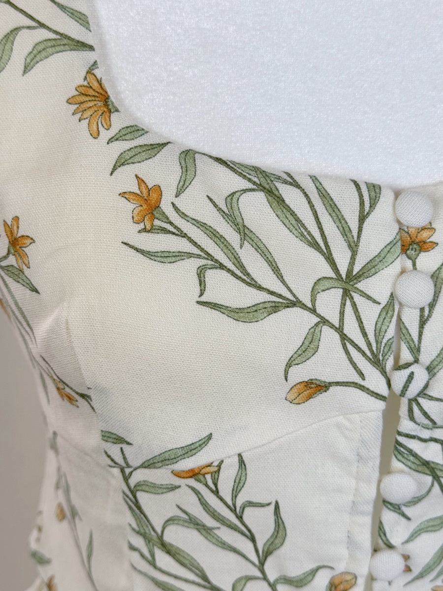 Fresh Bloom Linen Skirt Set image 7