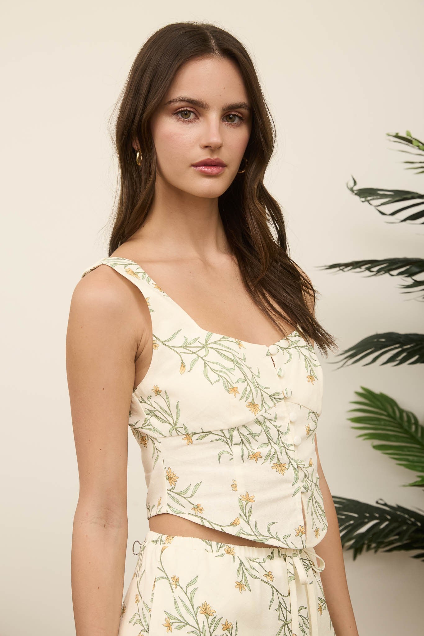 Fresh Bloom Linen Skirt Set image 14