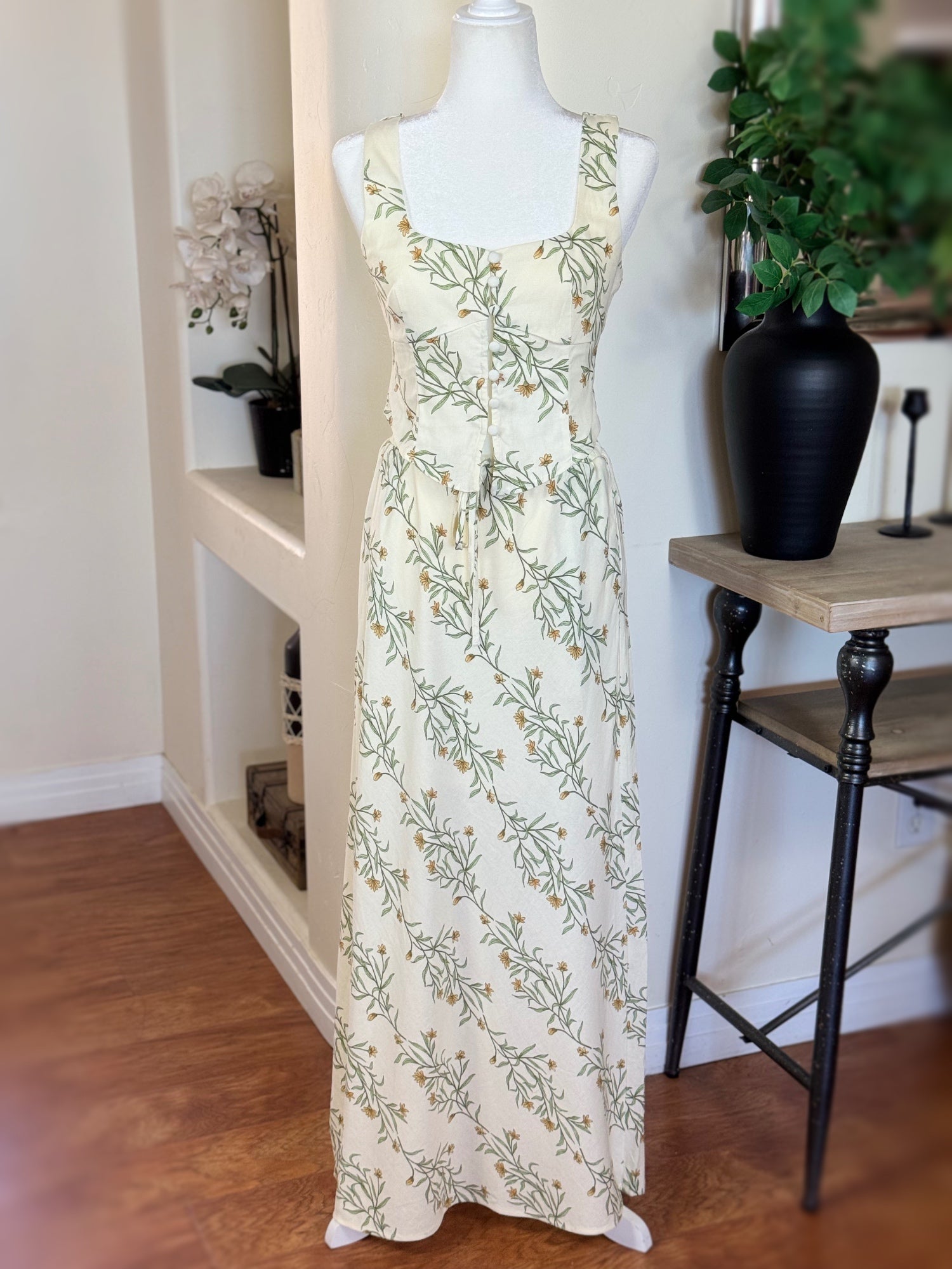 Fresh Bloom Linen Skirt Set image 9