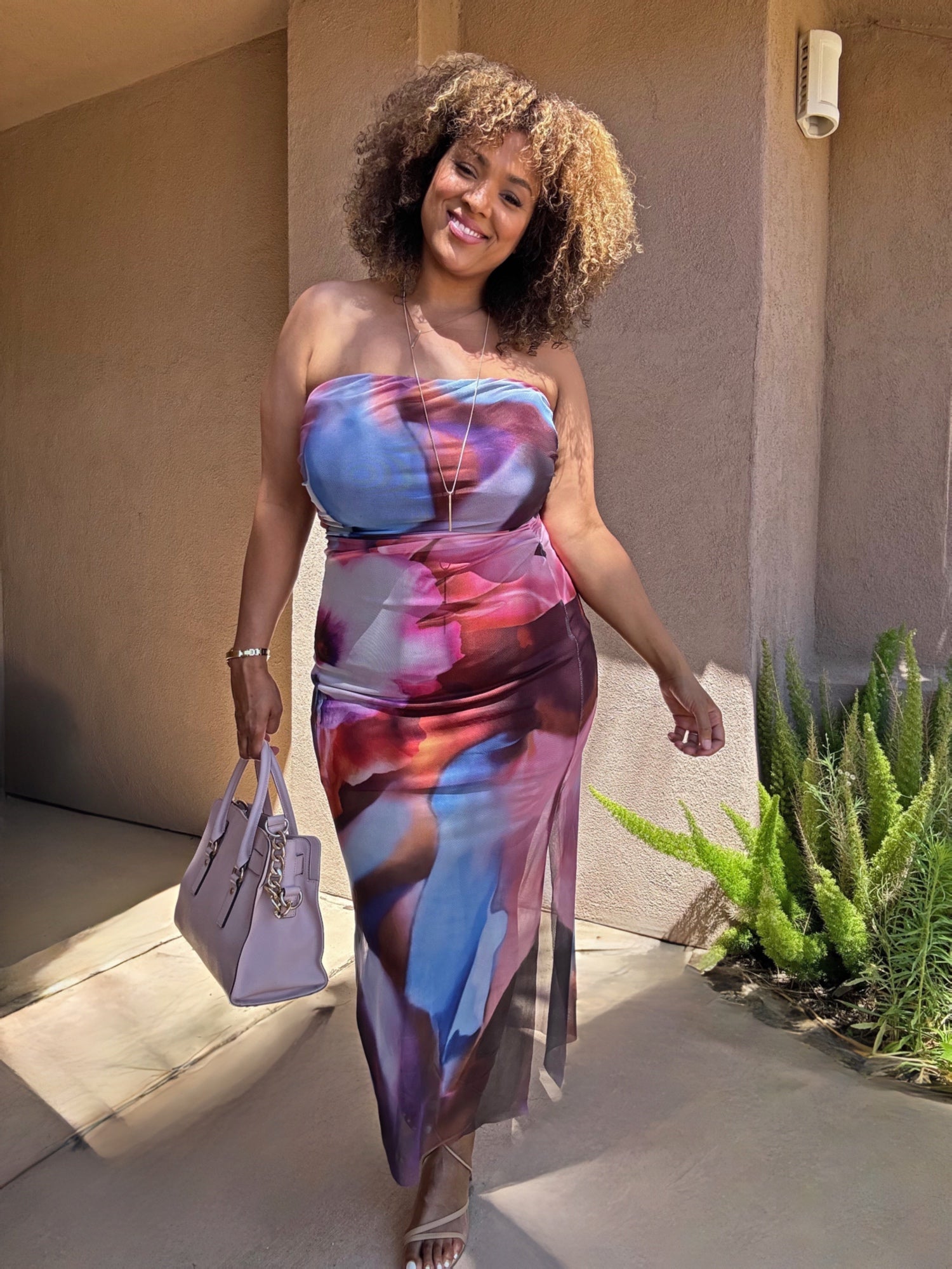 Mirage Mesh Plus Dress image 0