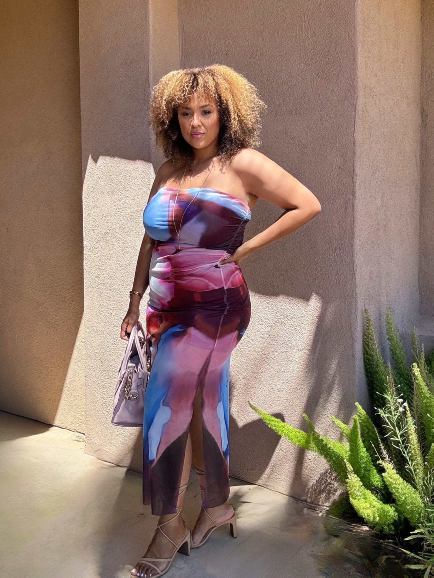 Mirage Mesh Plus Dress image 1